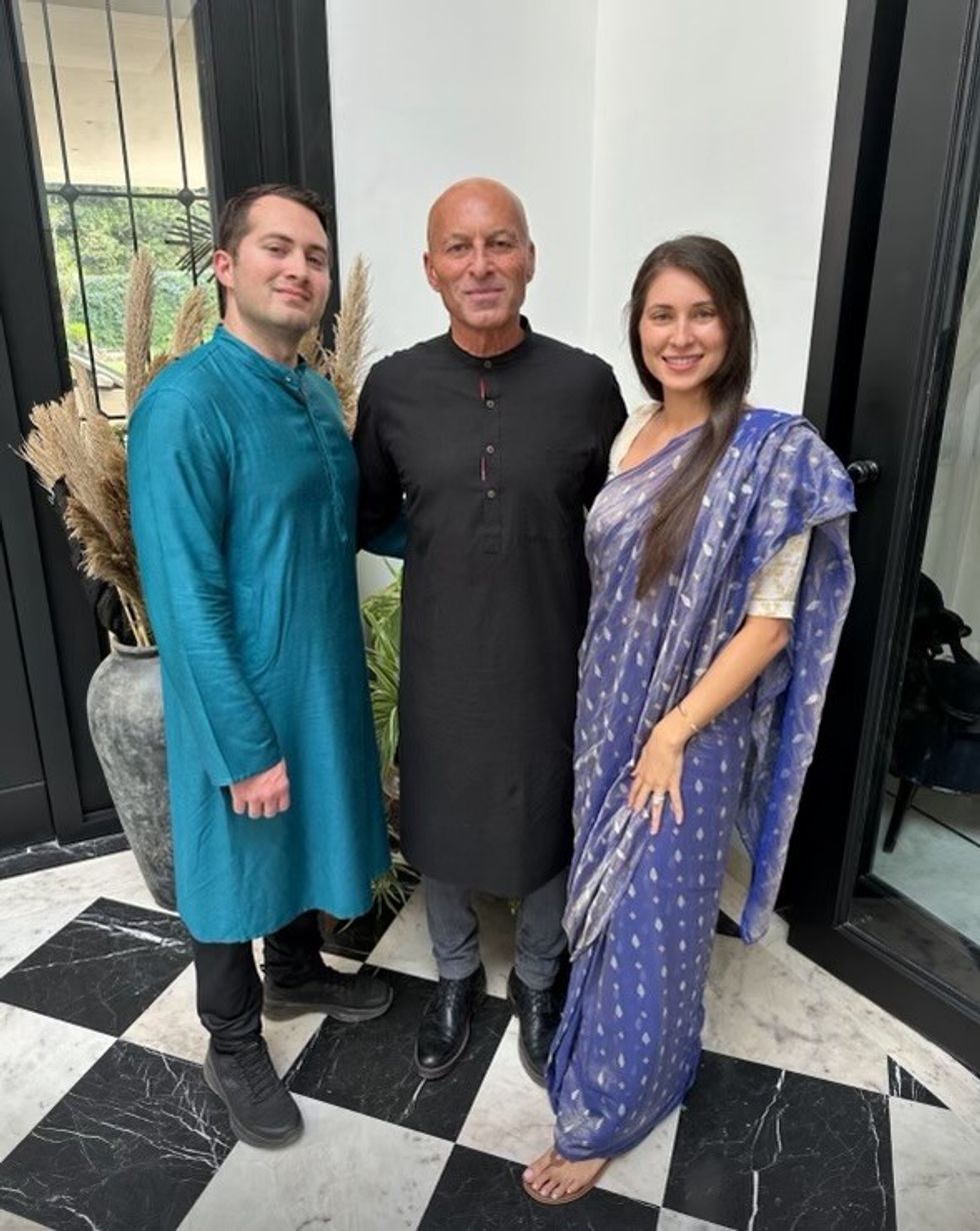 AH SEPT LS COVER Amir Ahmed DISH Amir Ahmed Armani son and Ella daughter Allahabad