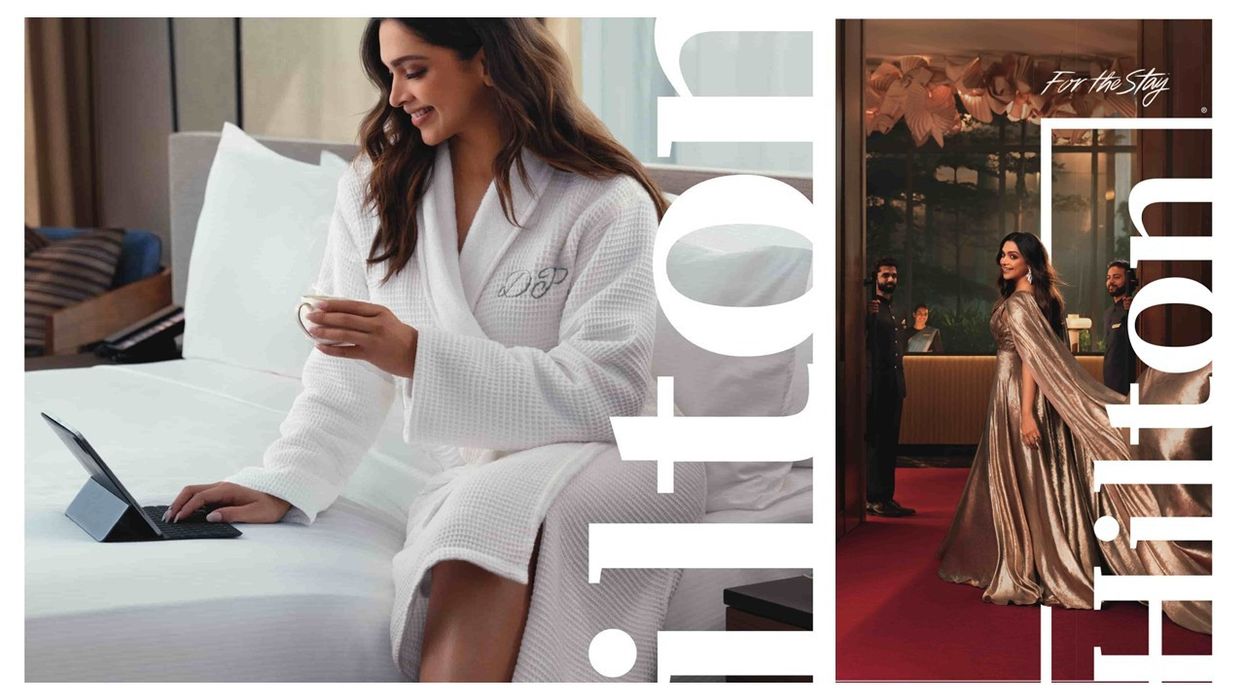 Deepika Padukone in Hilton’s India campaign highlighting modern travel experiences