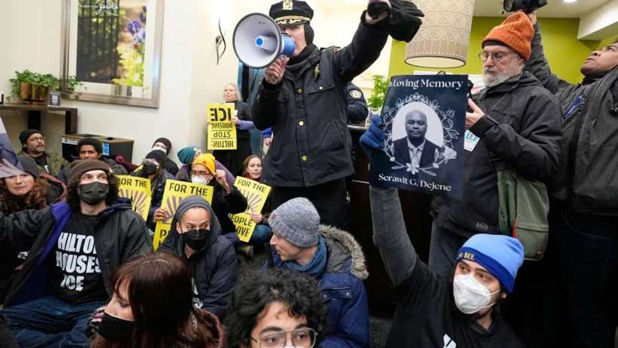 Dozens arrested in Tribeca hotel anti-ICE protest