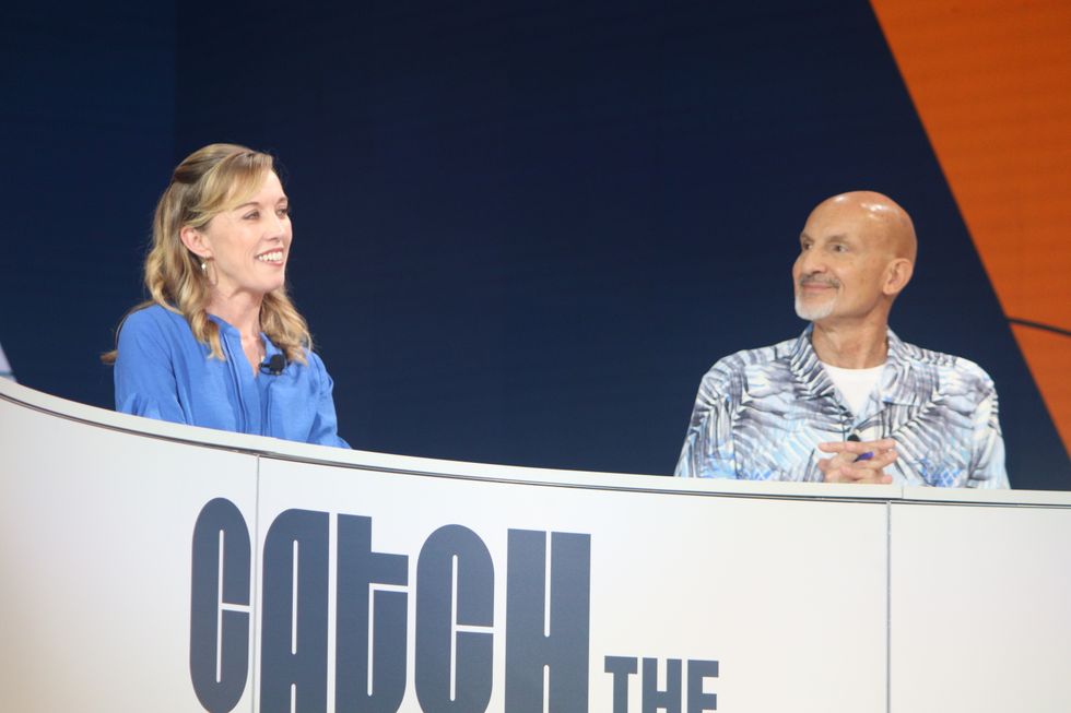 ENEWS 09 27 23 BW conference Cuculic and Joelle sitting 2