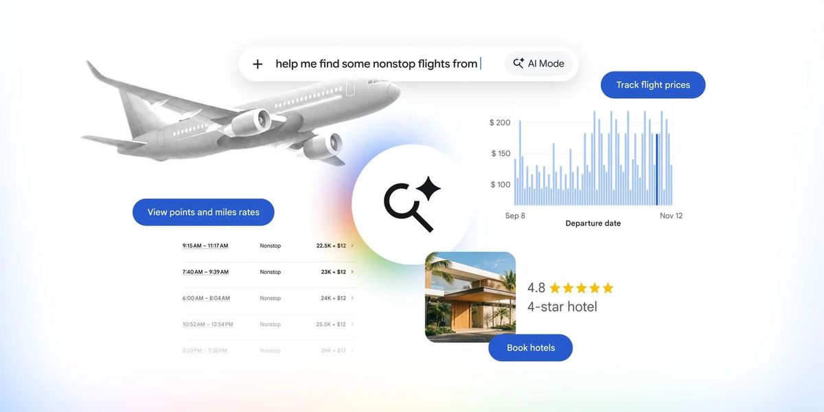 Google AI Mode Can Now Book Hotels for Travelers