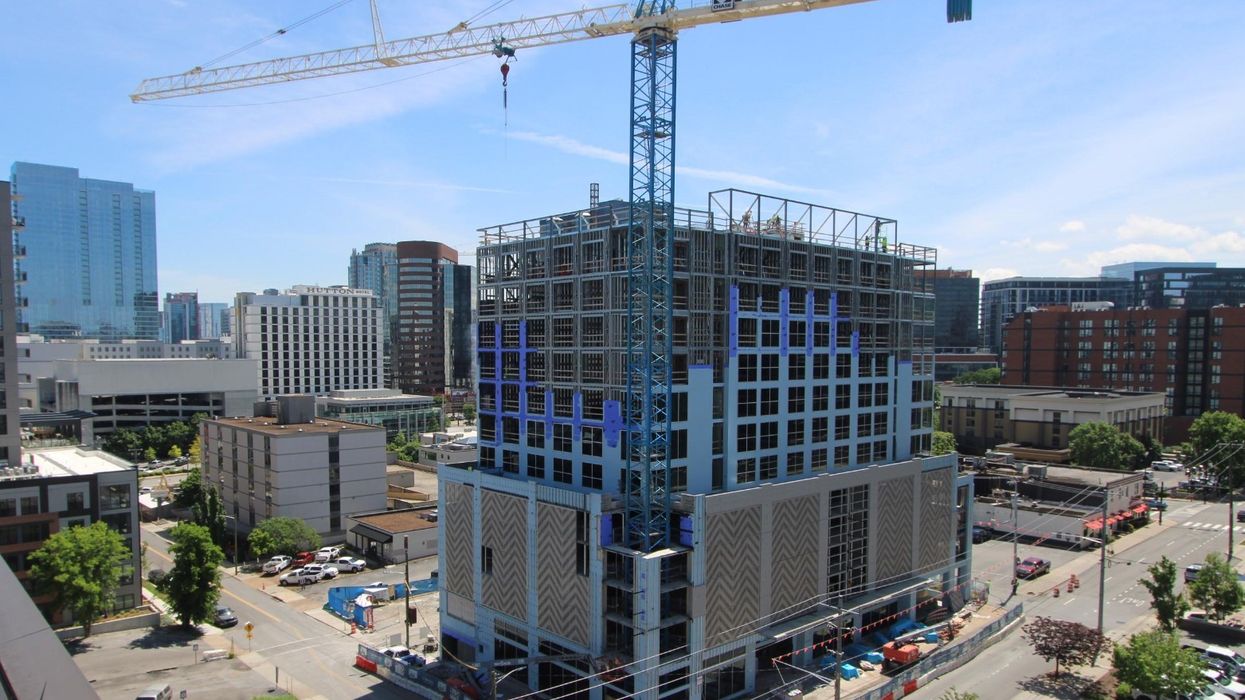 Hilton Nashville Tempo Tops Out Vision’s Nashville