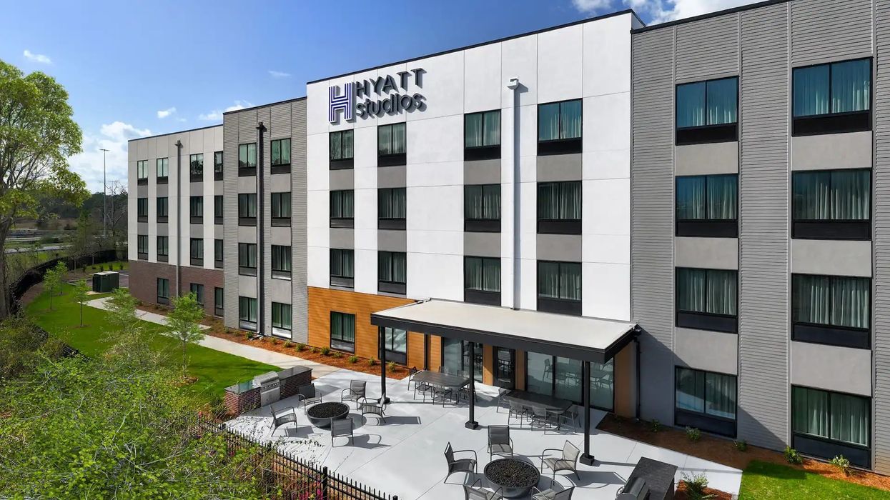 Hyatt hotel, reflecting 2025 RevPAR growth and room expansion in the USA hospitality industry.