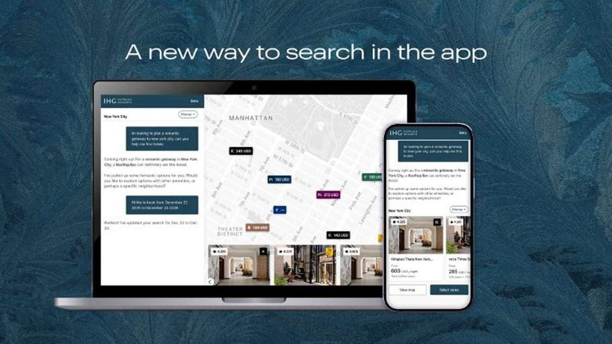 IHG launches AI-powered search