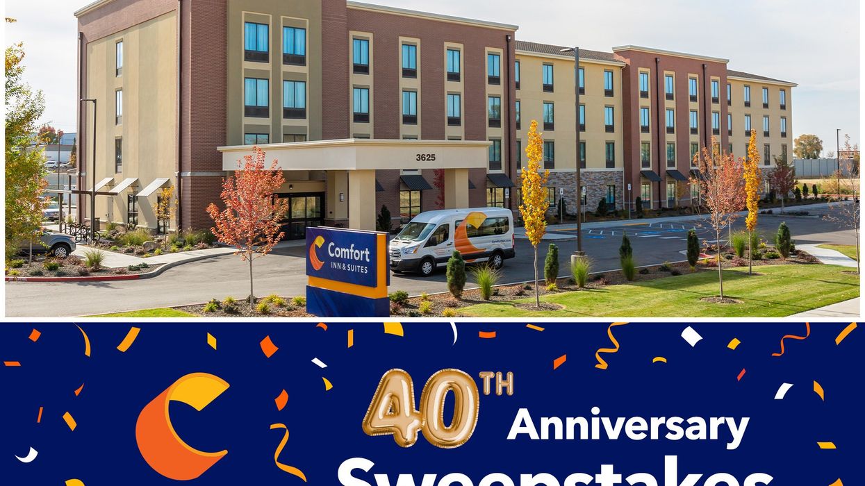 Choice holding sweepstakes for Comfort anniversary