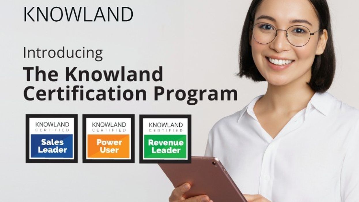 Knowland introduces sales certification program for hospitality professionals