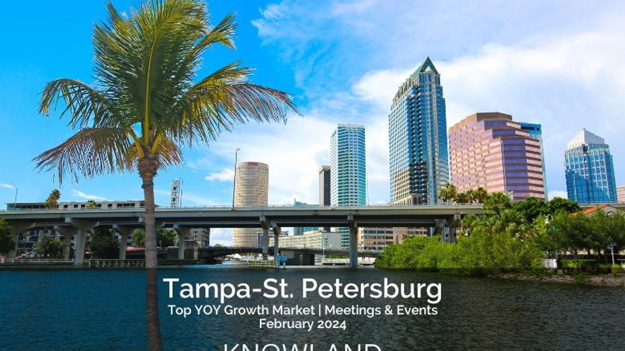 Knowland: Tampa-St. Petersburg sees 20 percent growth in February M&E