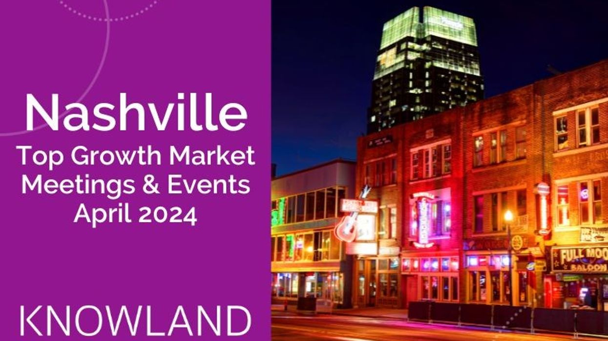 Knowland: Nashville meetings and events rose 38 percent YOY in April
