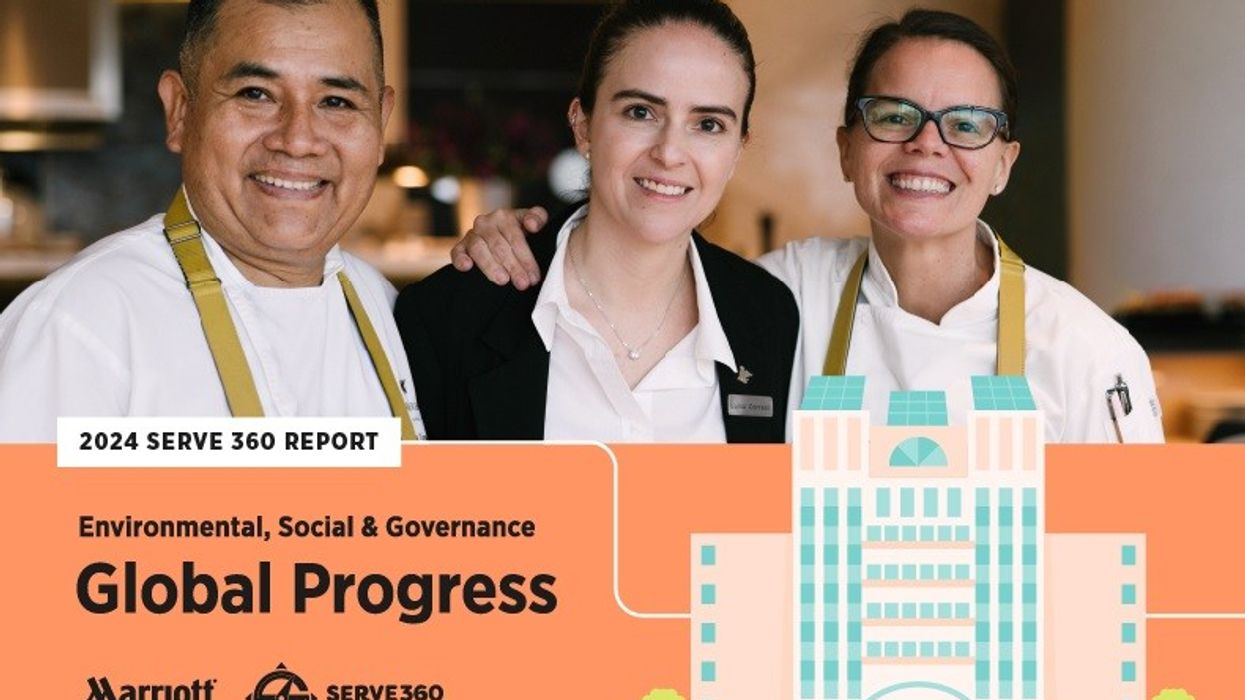 Marriott’s ESG progress highlighted in Serve 360 Report