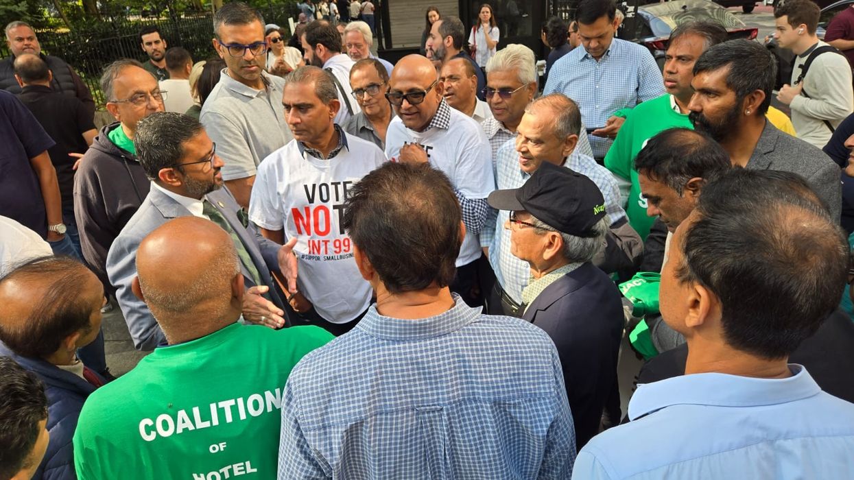 'Protect NYC Tourism Coalition' marches against hotel bill