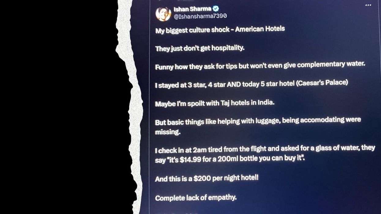 Bengaluru YouTuber blasts U.S. hotel over $14.99 water