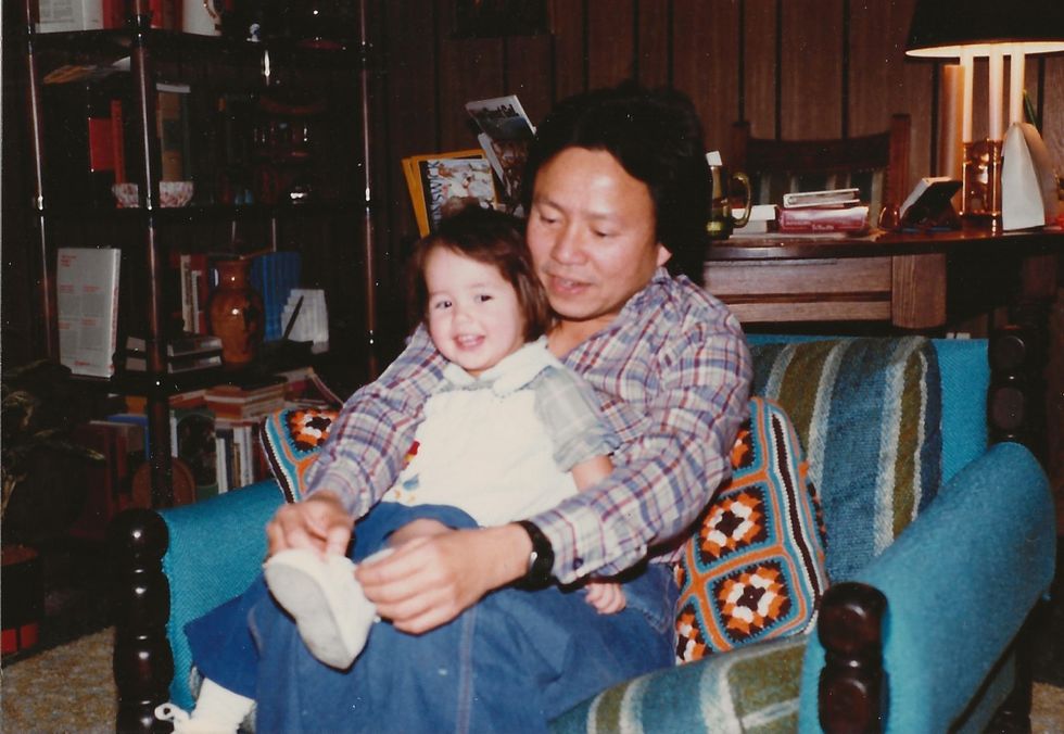 Lisa Checchio and dad 1