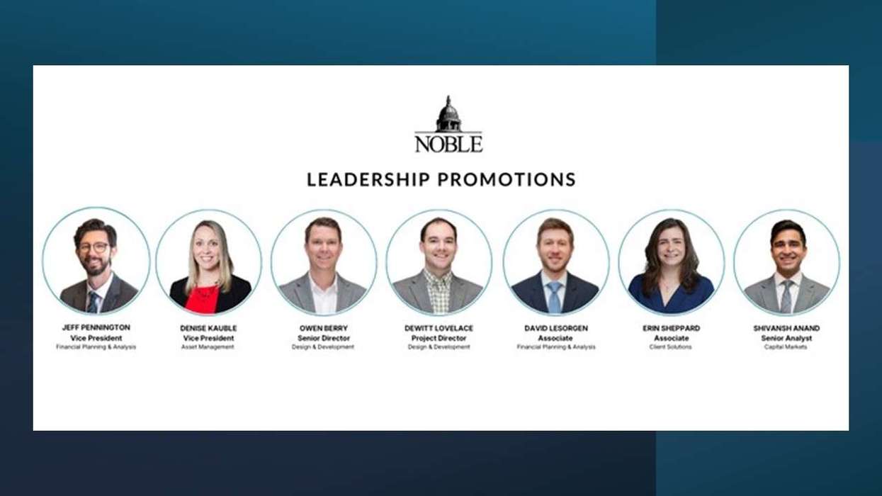Noble Investment Group promoted seven professionals
