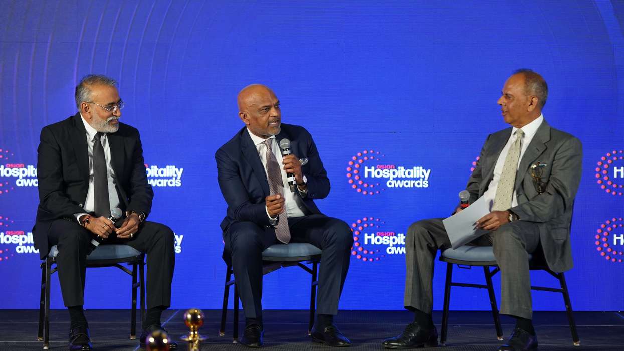 Sam Patel, DJ Rama, Kalpesh R. Solanki at Asian Hospitality Awards