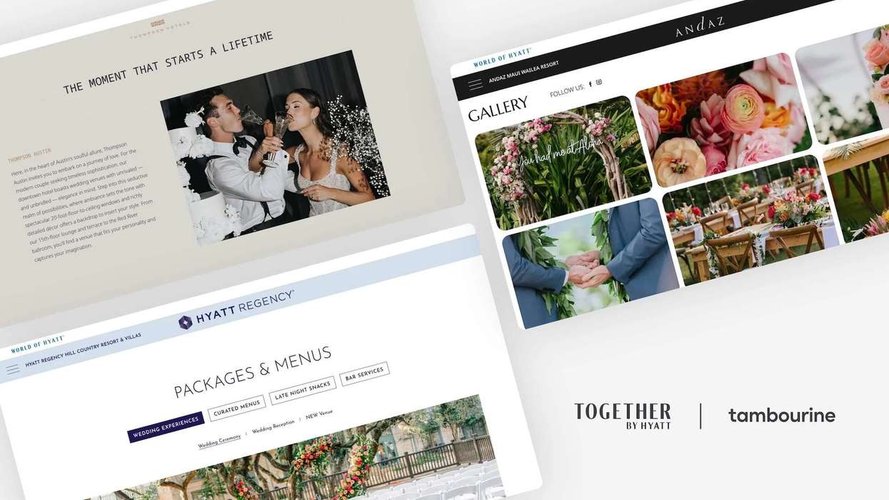Tambourine, Hyatt launch wedding planning platform