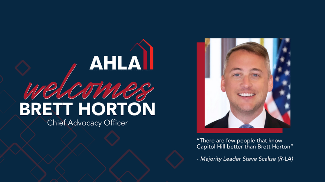 Horton is AHLA’s chief advocacy officer