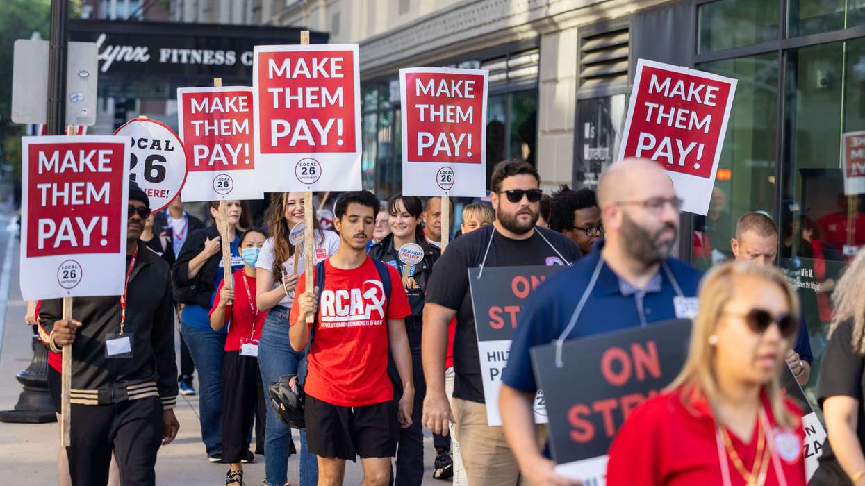 Philadelphia hotel workers strike during World Cup