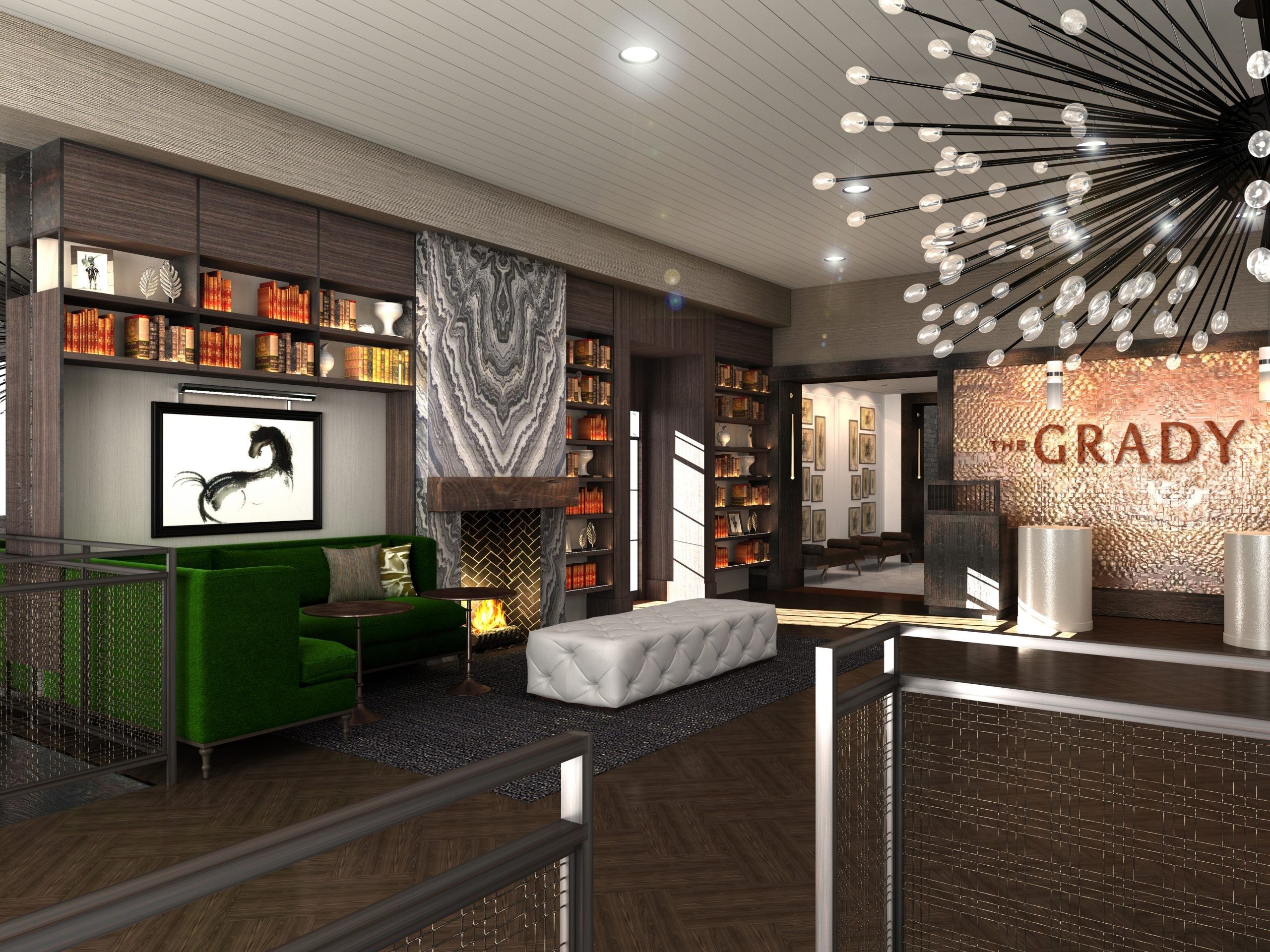 Lobby Rendering w-t Grady Logo 20.0311