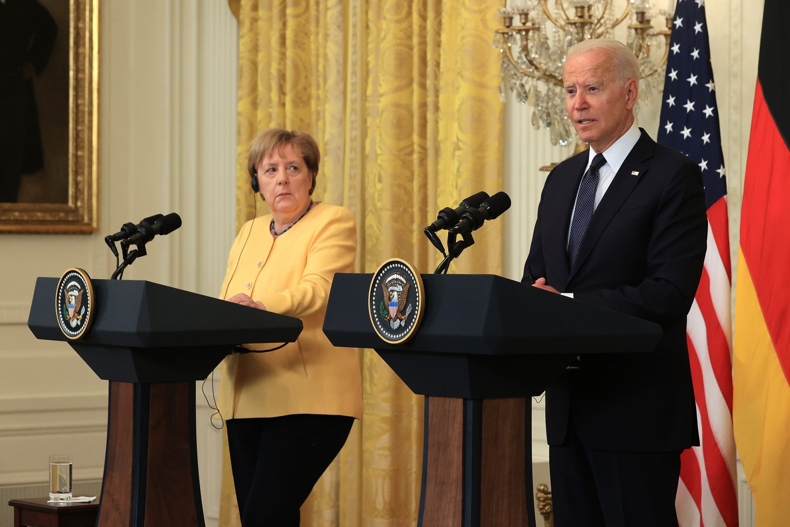 President Biden Hosts Visiting German Chancellor Merkel At The White House