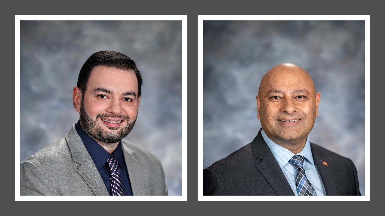 ENEWS 12-27-21 BW board members combo Patel And Merchant