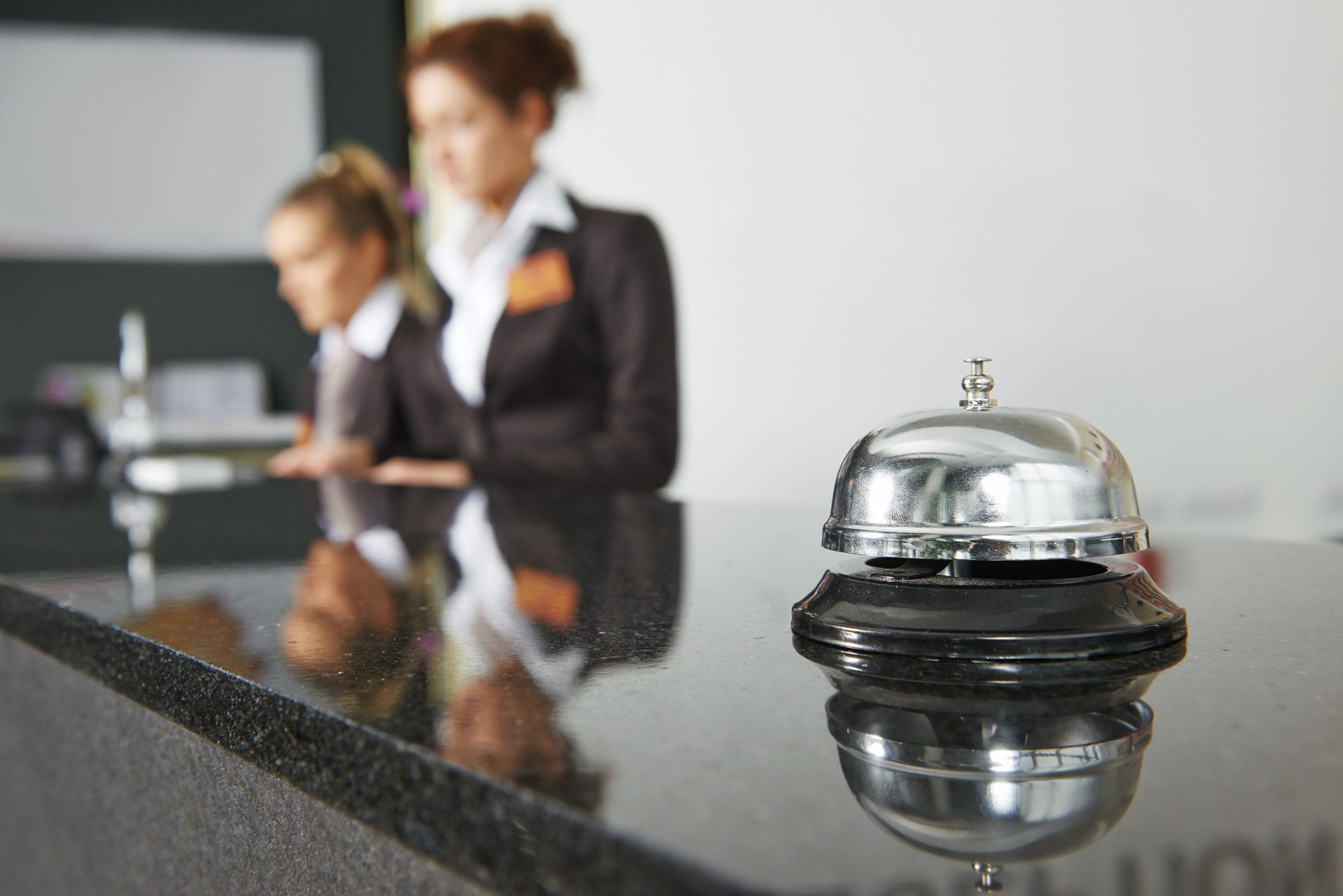 Hotel reception with bell hospitality jobs