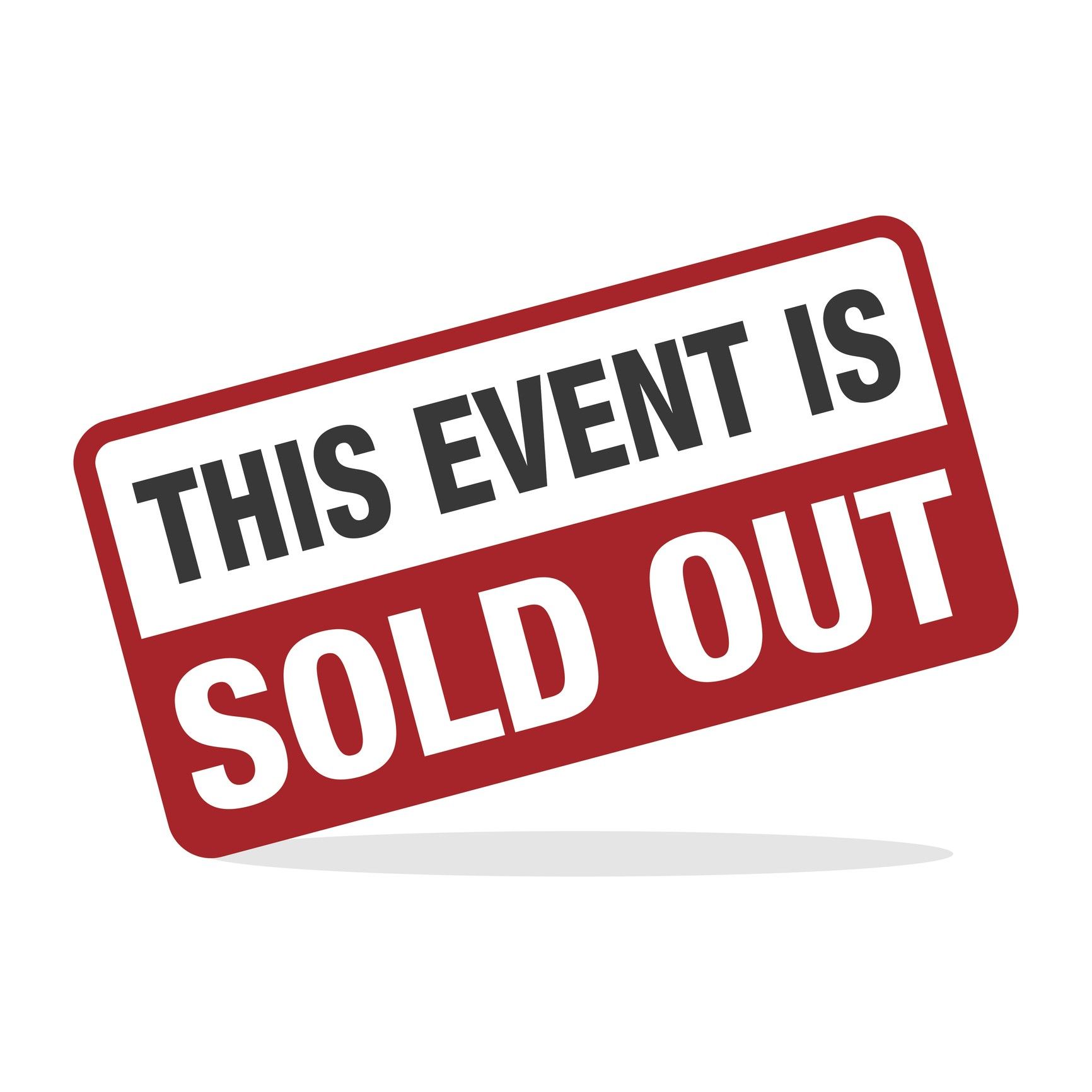 Sold Out design concept, vector illustration
