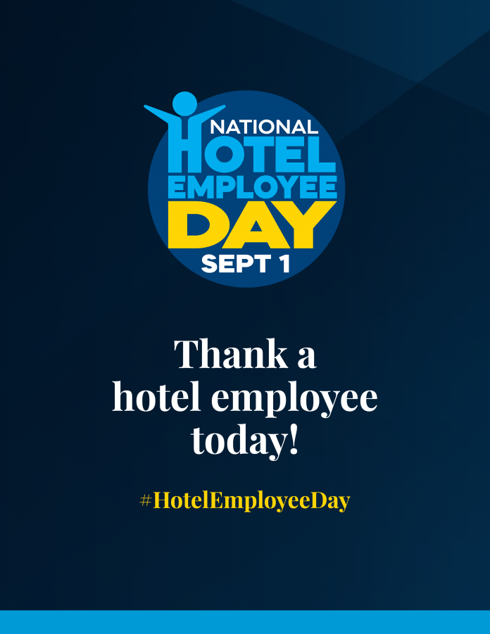 Sept. 1 as National Hotel Employee Day