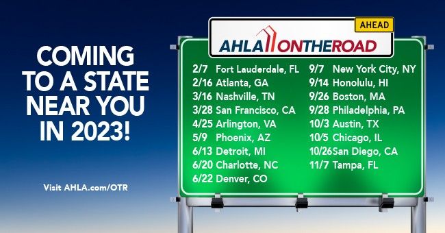 ENEWS 12-14-22 AHLA state conferences hotel conferences for 2023