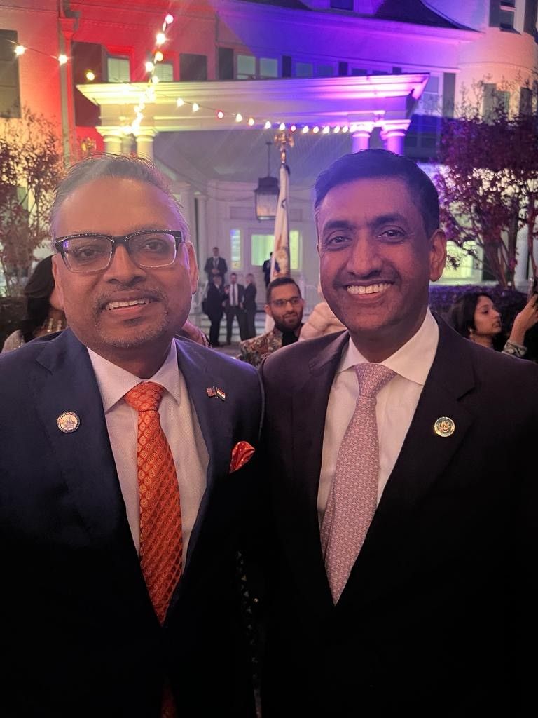 ENEWS 11-15-23 AAHOA White house diwali Bharat and Ro Khanna BHARAT PATEL and Ro Khanna
